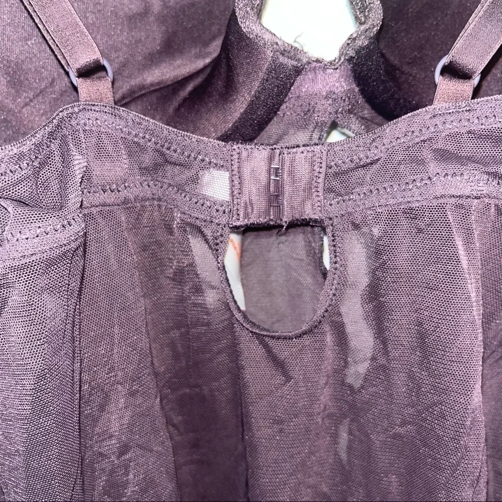 Gilligan & Omalley Purple Lace Lingerie Dress